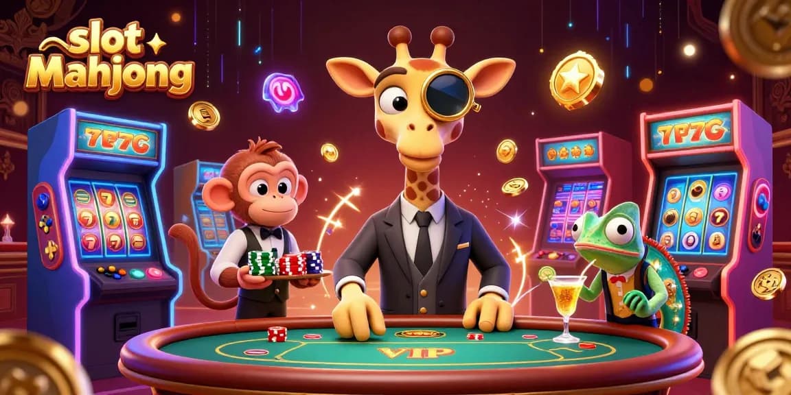 Experience thrilling gameplay with slot mahjong featuring vibrant characters and casino elements.