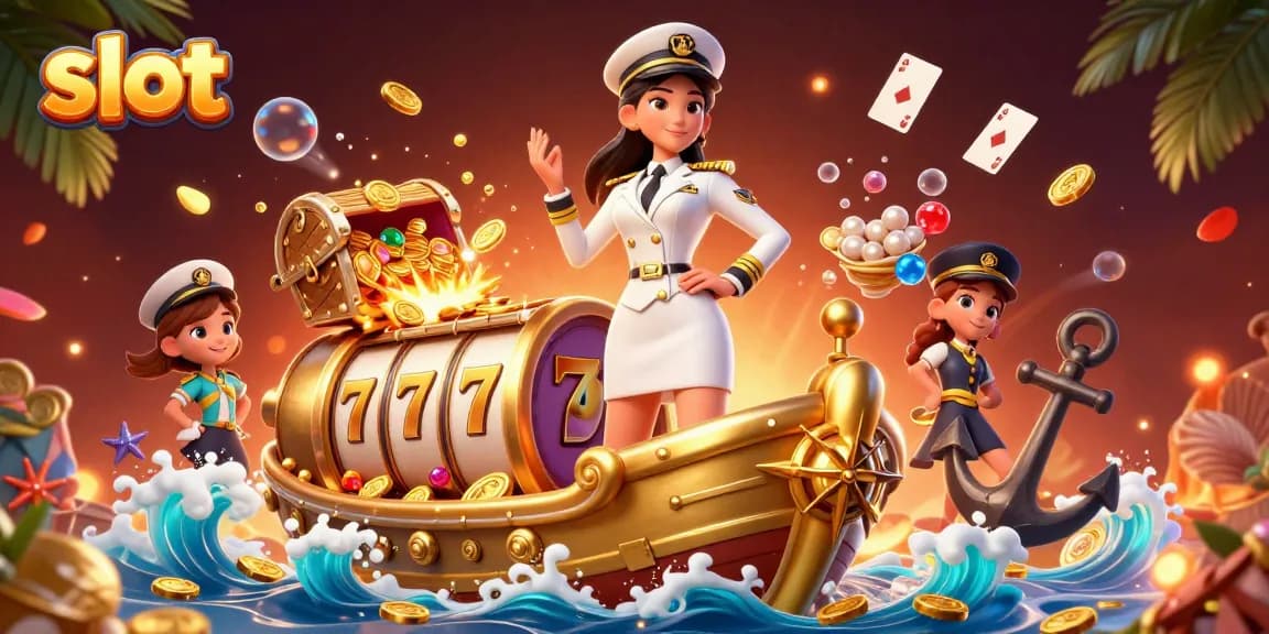 Experience thrilling slot game action in an ultra-detailed casino scene with vibrant colors.
