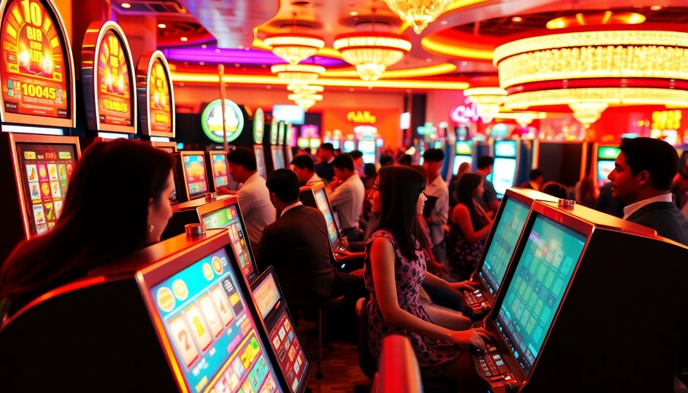 Permainan situs slot gacor yang menarik dengan pemain aktif di kasino.