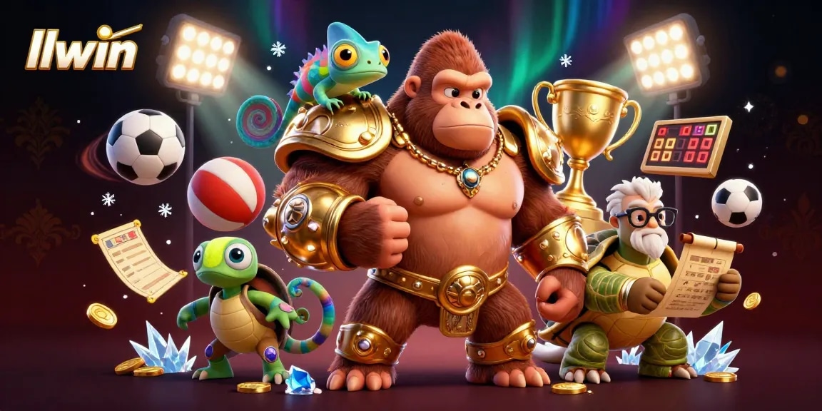 llwin launching an exciting gaming adventure with dynamic sports elements and vibrant characters.
