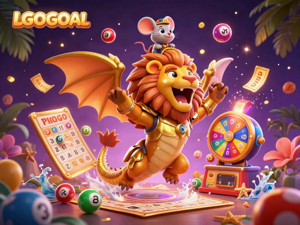 Experience the excitement of LGOGOAL with vibrant games and dynamic lottery elements.