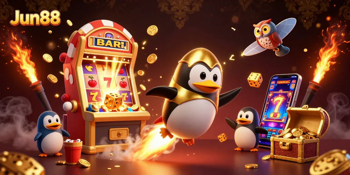 Experience the thrill of Jun88 with a vibrant 3D casino adventure featuring dynamic games and golden rewards.