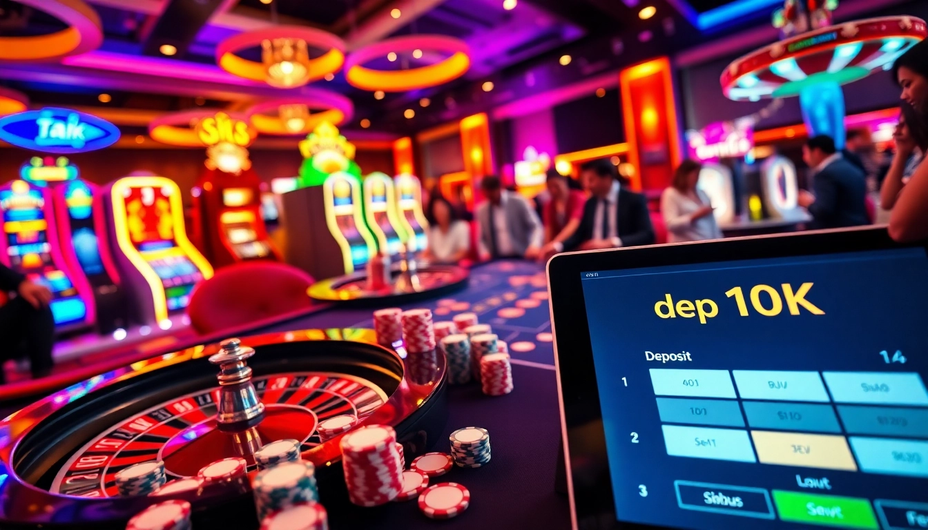 Spin the reels and win big with depo 10k at our exciting online casino.