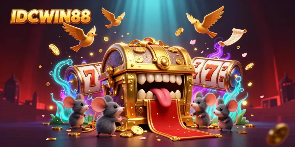 Interact with the treasure-filled world of IDCWIN88, where riches await in lively gaming scenes.