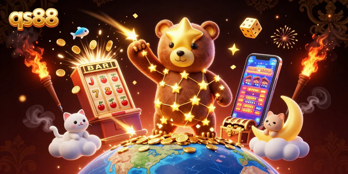 Engage with the qs88 casino experience featuring a dynamic scene of luck and riches.