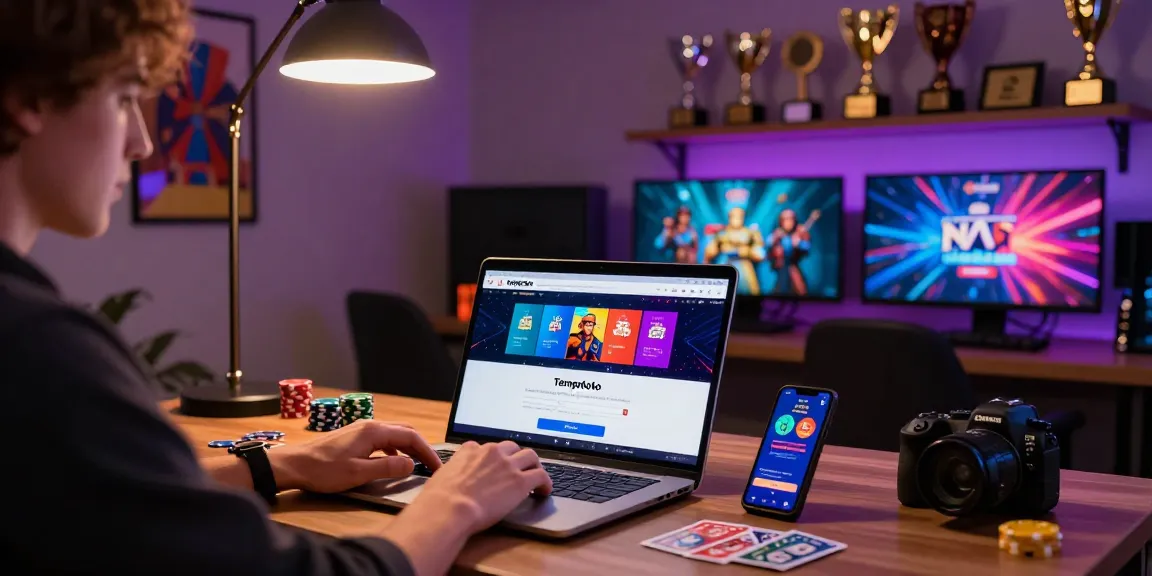 Engaging tempototo login scene showcasing vibrant online gaming atmosphere with personalized elements.