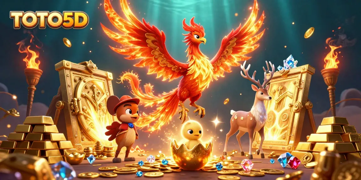 TOTO5D bringt den Nervenkitzel des Spiels mit farbenfrohen Charakteren und schimmernden Casinoelementen zum Leben.