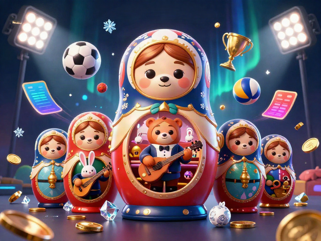 Engage in thrilling gameplay with LLWIN as cartoon bears showcase casino excitement.