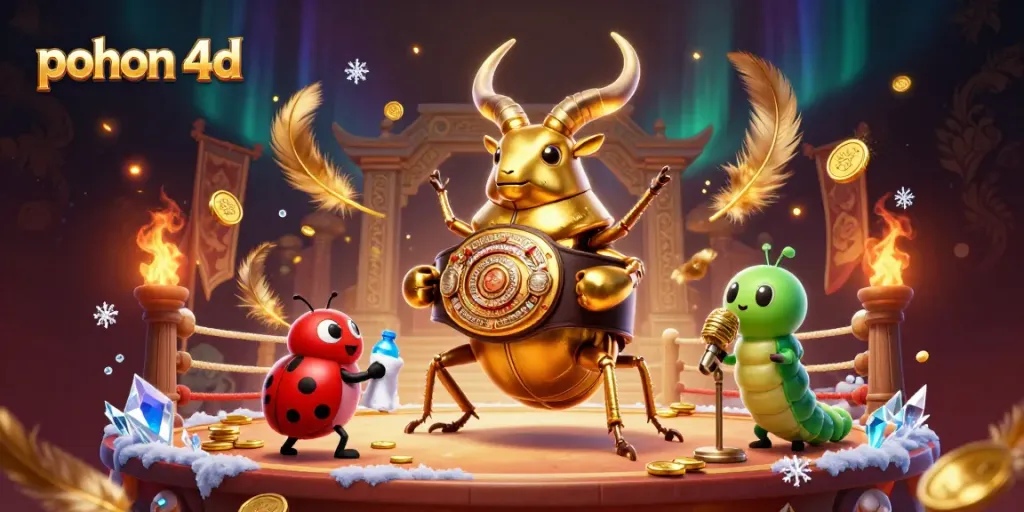 Pohon 4D invites gamers to enjoy vibrant gaming with unique characters and visual elements.