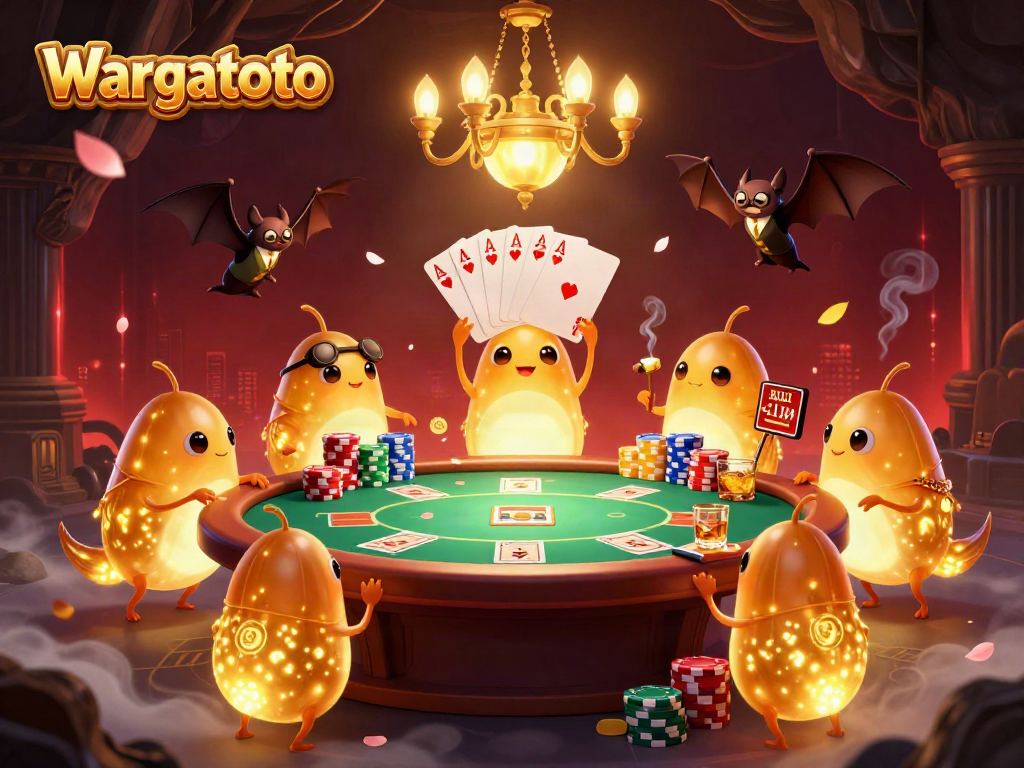 Wargatoto menawarkan pengalaman kasino online dengan suasana yang cerah dan menarik melalui ilustrasi 3D.