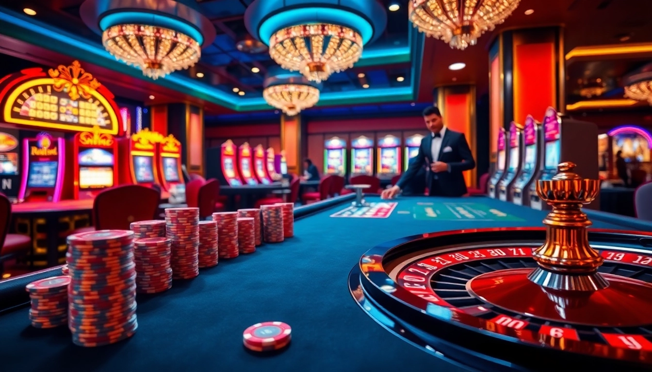 Engaging players at U8888 roulette with vibrant casino atmosphere and stacked chips.