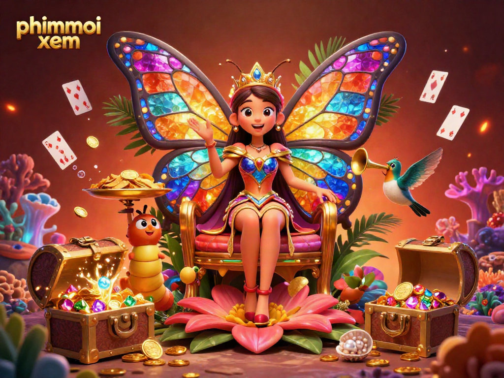 Experience excitement with phimmoi xem, featuring vibrant characters and dazzling casino elements bursting with wealth.