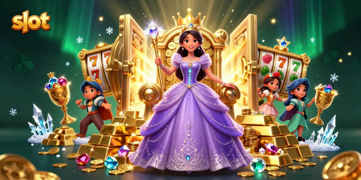Spin the slot reels for thrilling winnings in this captivating casino illustration.