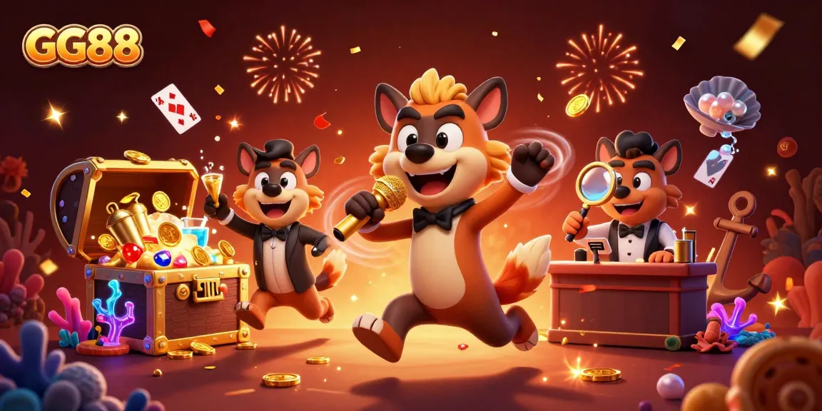 Experience the thrilling world of GG88 casino with vibrant characters and explosive visuals.