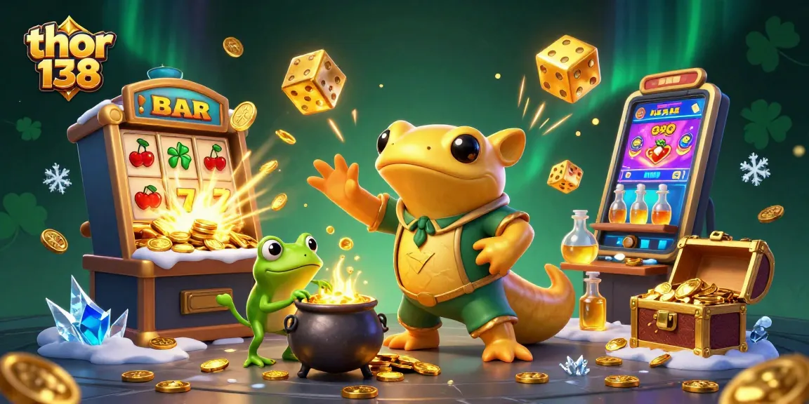 Permainan menang di thor 138 dengan alkemis salamander emas dan mesin slot meledak penuh koin.
