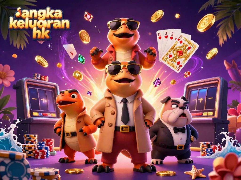 Mengamati angka keluaran hk hari ini dengan dinosaurus kartun 3D dan bouncer menggoda di kasino.