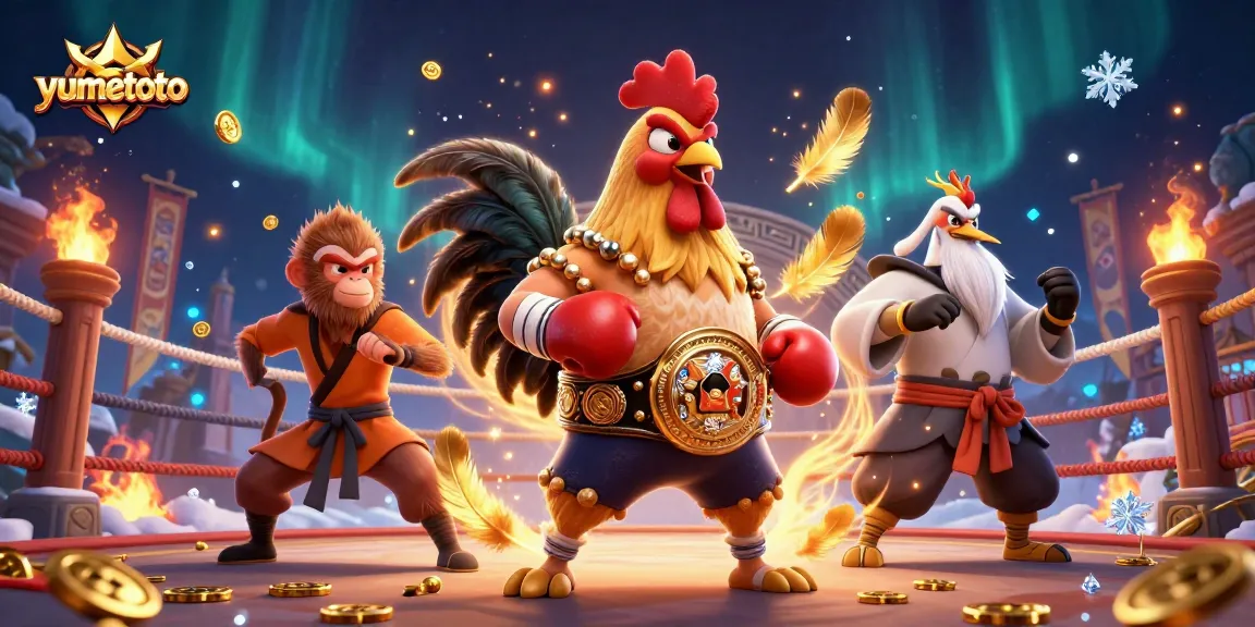 Experience thrilling excitement with yumetoto as cartoon characters engage in a dynamic casino showdown.