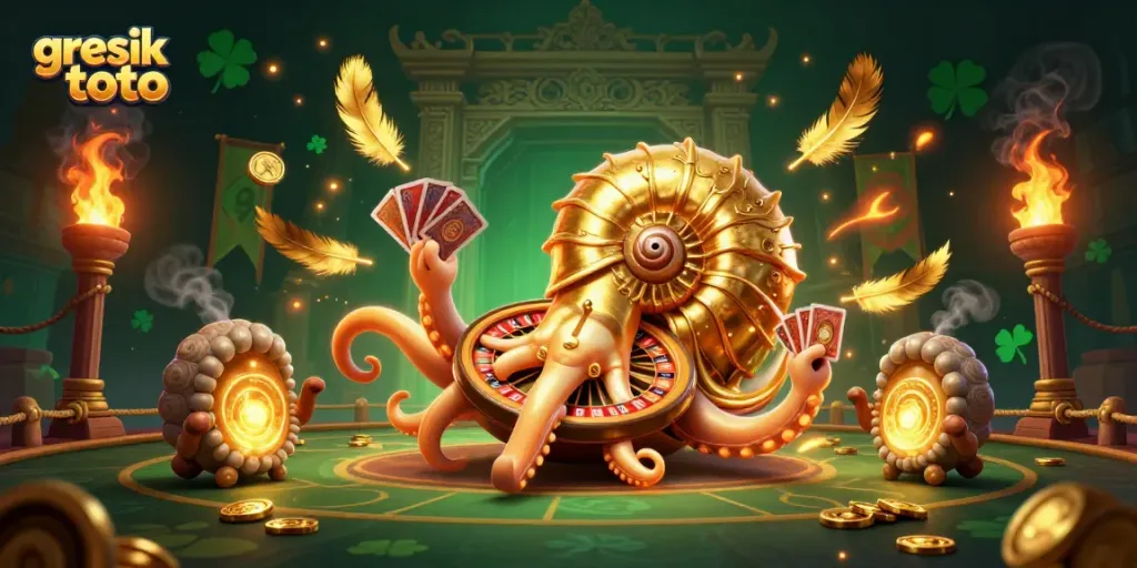 Experience thrilling gameplay with the dynamic gresik toto online platform featuring vibrant characters and elements.