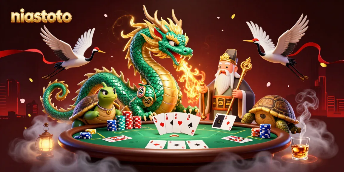 Engage with niastoto's immersive gaming world featuring vibrant characters and casino elements.