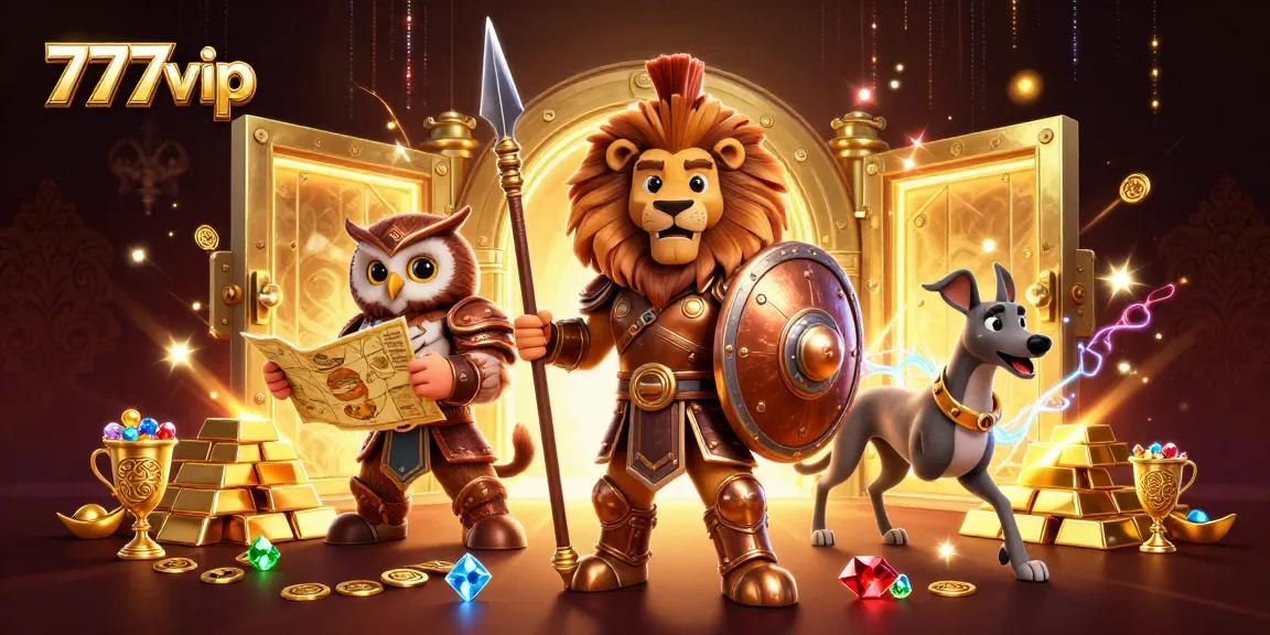 Experience excitement at 777vip with a vibrant 3D illustration showcasing a casino adventure.