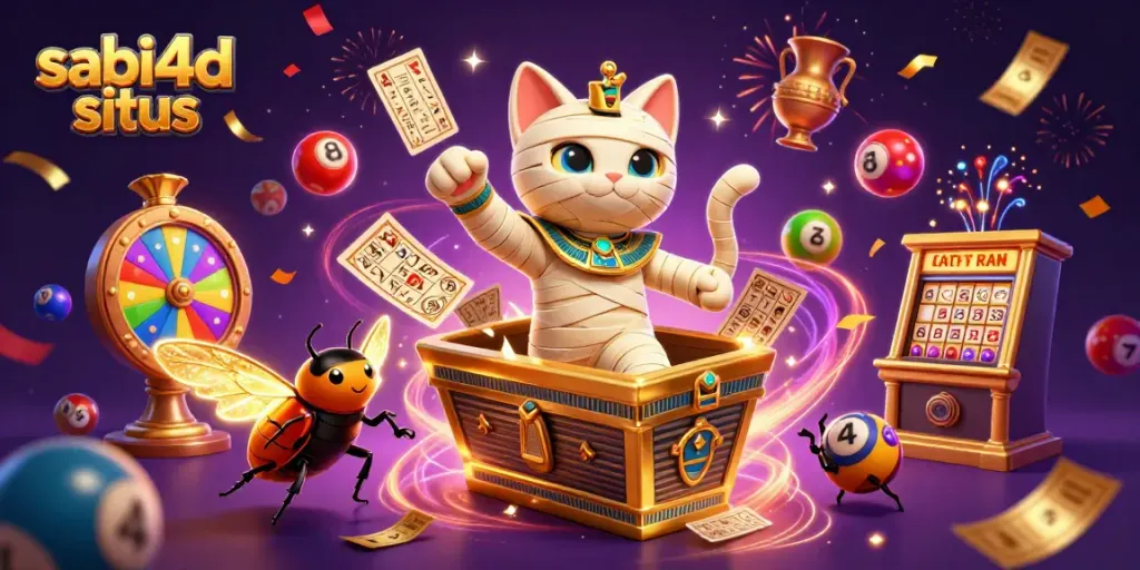 Ikuti keseruan di sabi4d situs dengan karakter kucing mummy dan elemen kasino yang menarik.