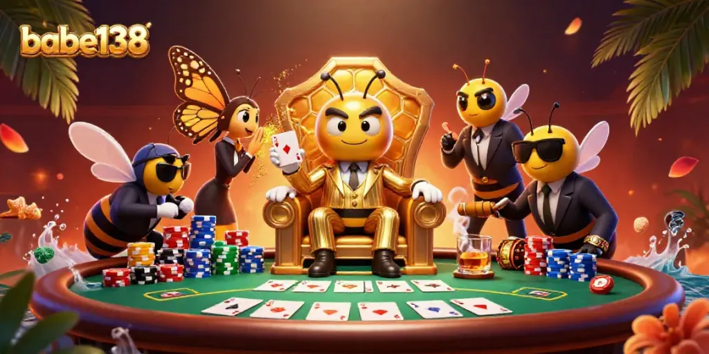 Menangkan permainan poker di babe138 dengan karakter seru dari dunia kasino.