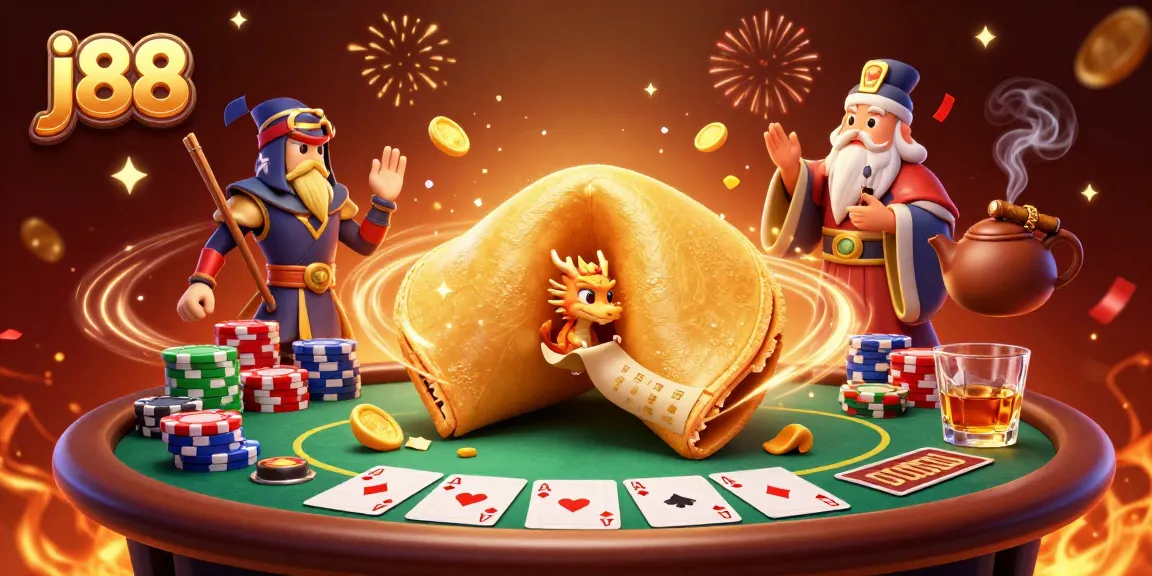 Experience exciting wins at j88 with vibrant 3D casino characters and poker-themed action.