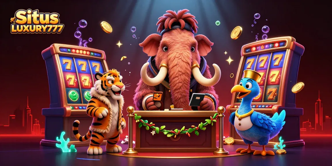Situs LUXURY777 mempersembahkan bouncer mamut berbulu berhadiah jackpot dari 3D slot yang mengesankan.