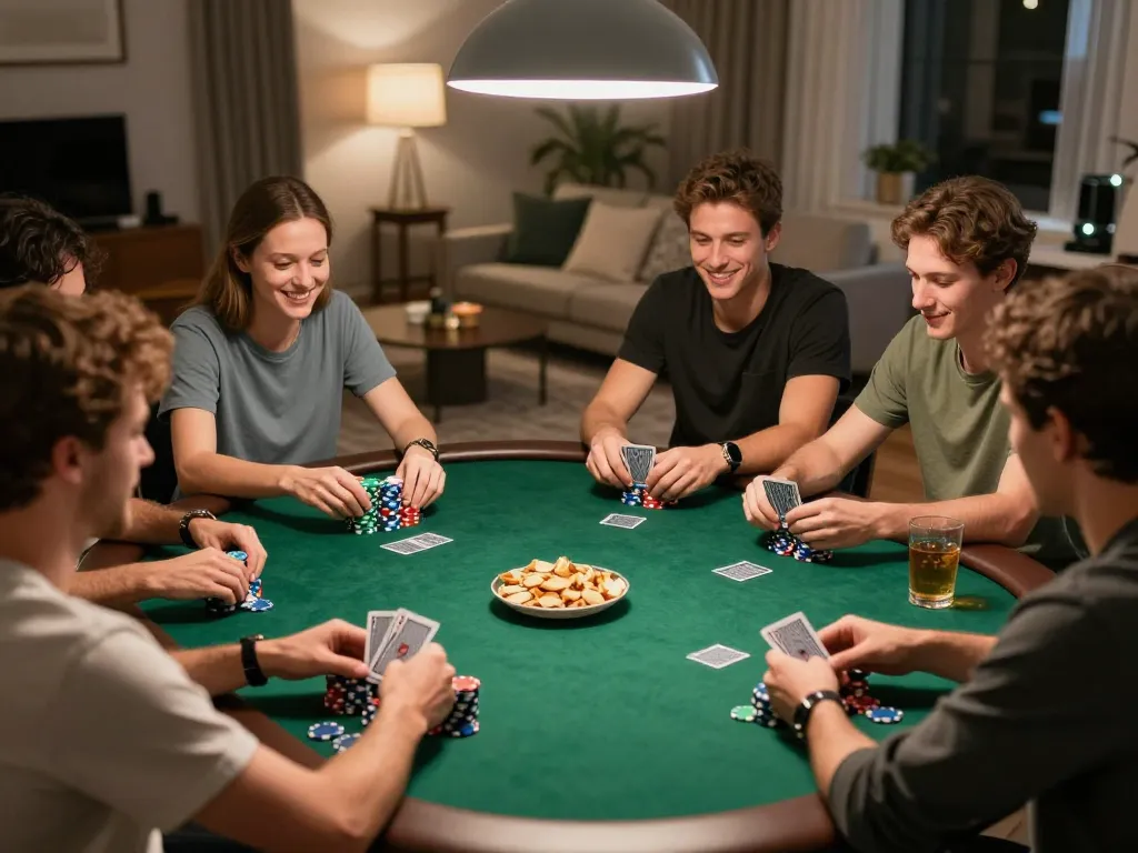 Paris888 poker night featuring players engaged in gameplay with colorful chips.