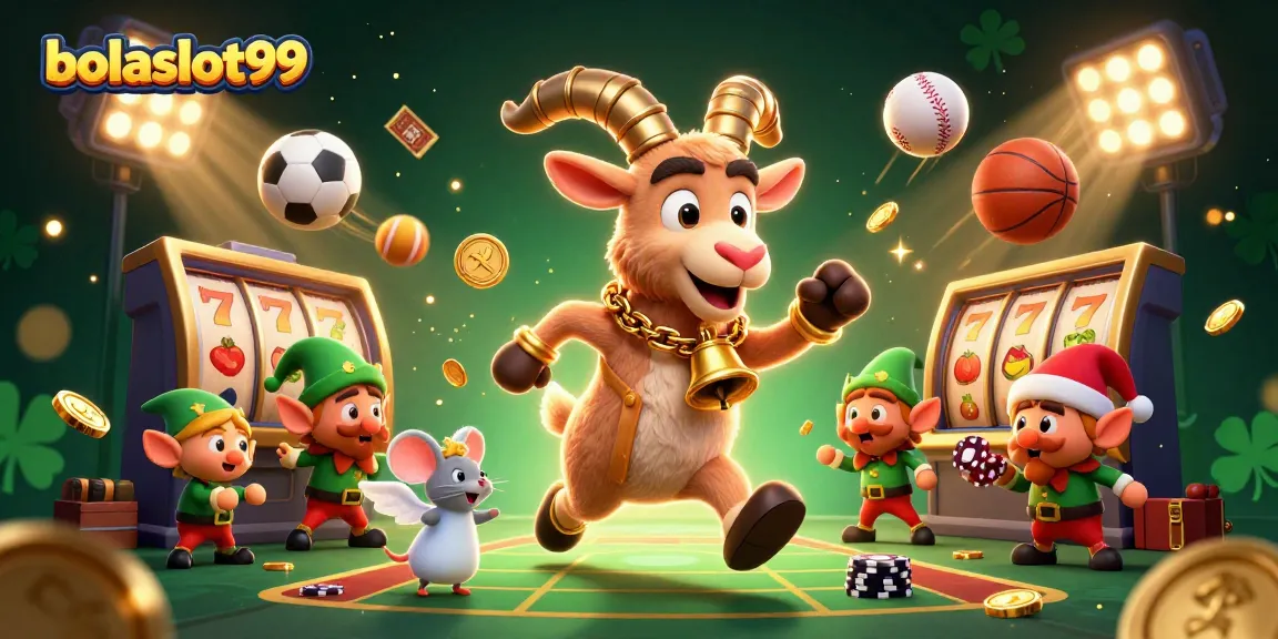 Engage with bolaslot99 at a festive holiday-horror casino in a dynamic and exciting scene.