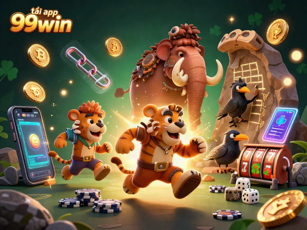 Tải app 99win for an immersive casino experience with 3D characters in action