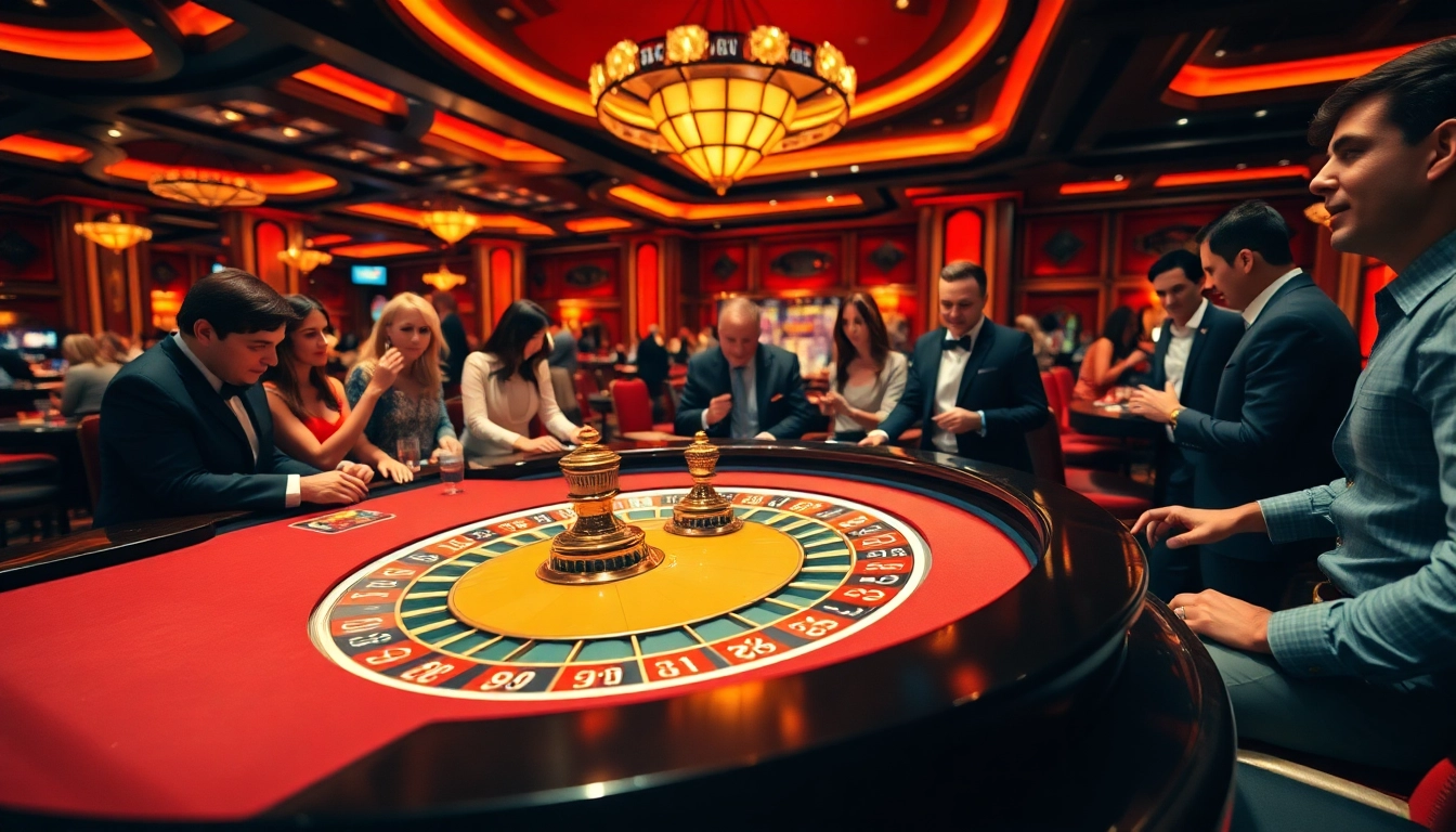 Momen seru memainkan afktoto di meja roulette dengan pemain bersemangat.