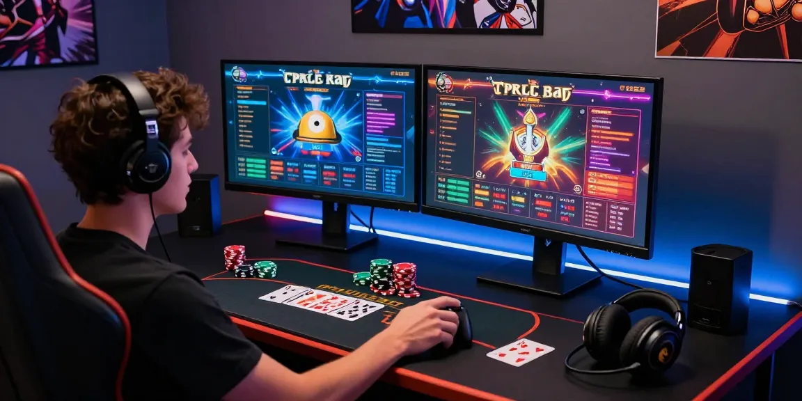Menampilkan cara login LUXURY777 dengan gamers yang antusias di meja permainan.