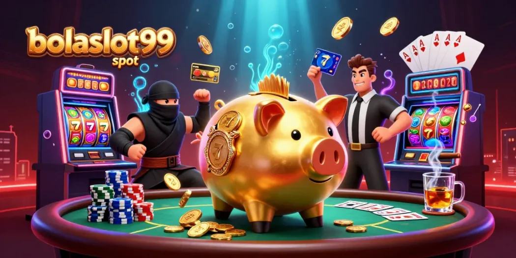 Experience vibrant action in the bolaslot99 slot scene featuring lively characters and slot elements.