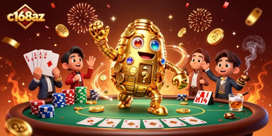 Experience thrilling wins at c168az with our golden golem and card game action!